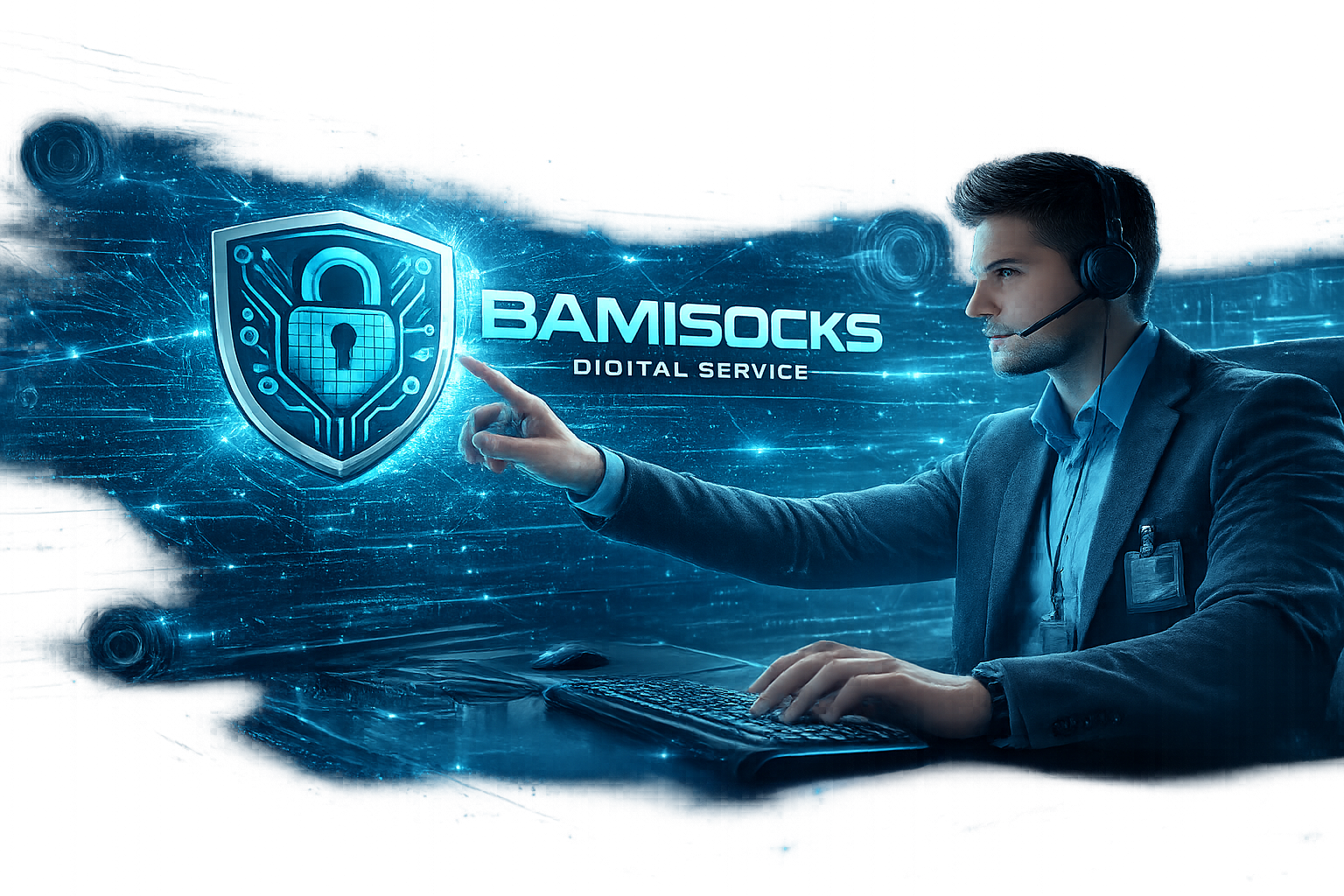 Premium RDP, SOCKS5 and coins recharge dashboard illustration